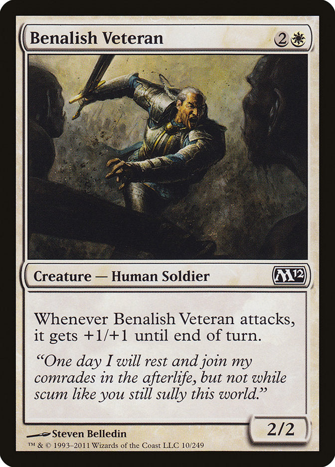 Benalish Veteran [Magic 2012] | Black Swamp Games