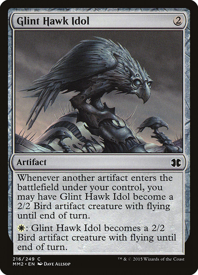 Glint Hawk Idol [Modern Masters 2015] | Black Swamp Games