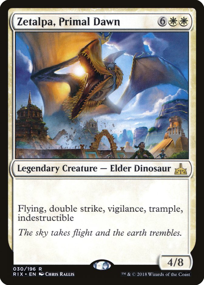 Zetalpa, Primal Dawn (Promo Pack) [Rivals of Ixalan Promos] | Black Swamp Games