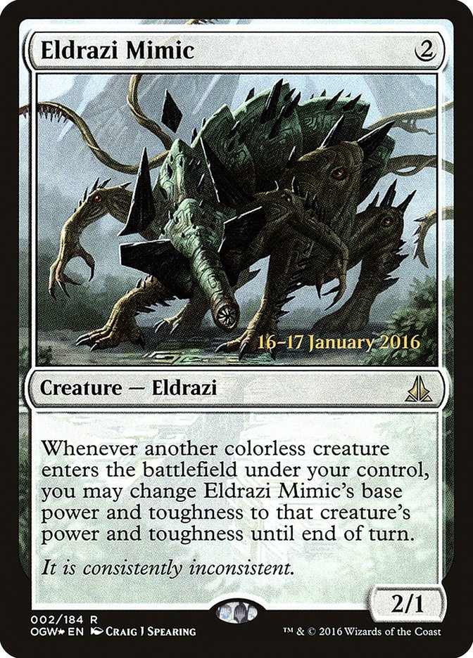 Eldrazi Mimic [Oath of the Gatewatch Prerelease Promos] | Black Swamp Games
