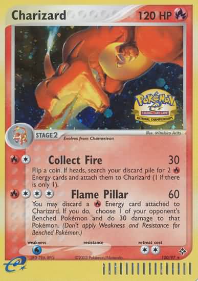 Charizard (100/97) (National Championship 2004) [League & Championship Cards] | Black Swamp Games