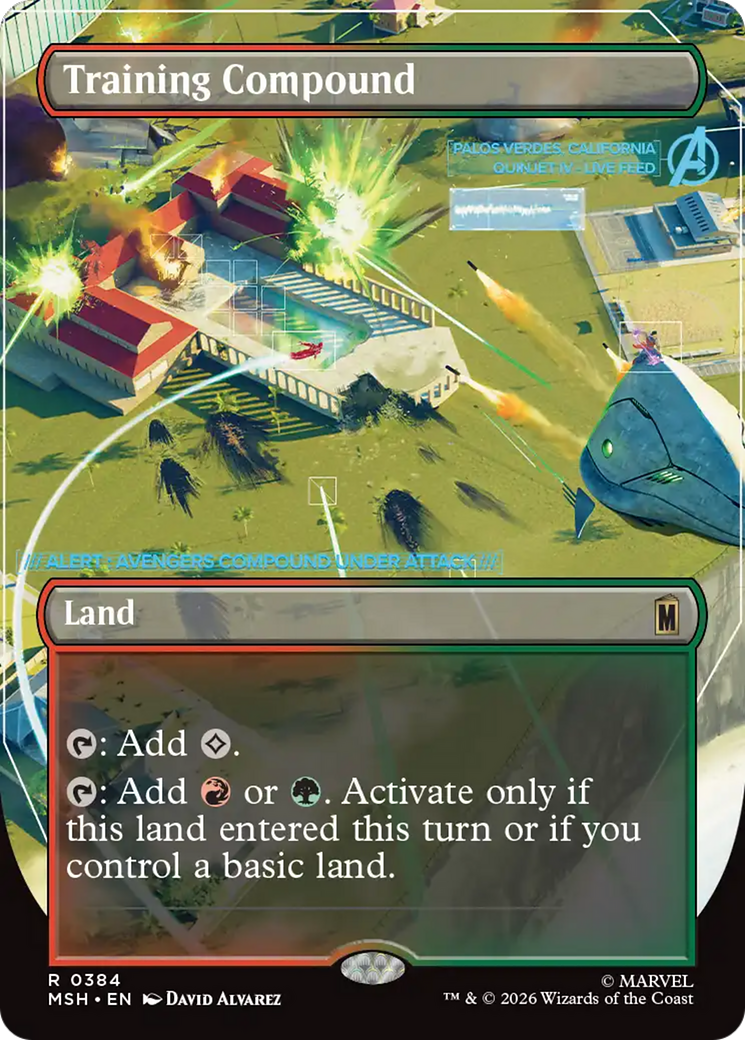 Training Compound (Borderless) [Marvel Super Heroes] | Black Swamp Games