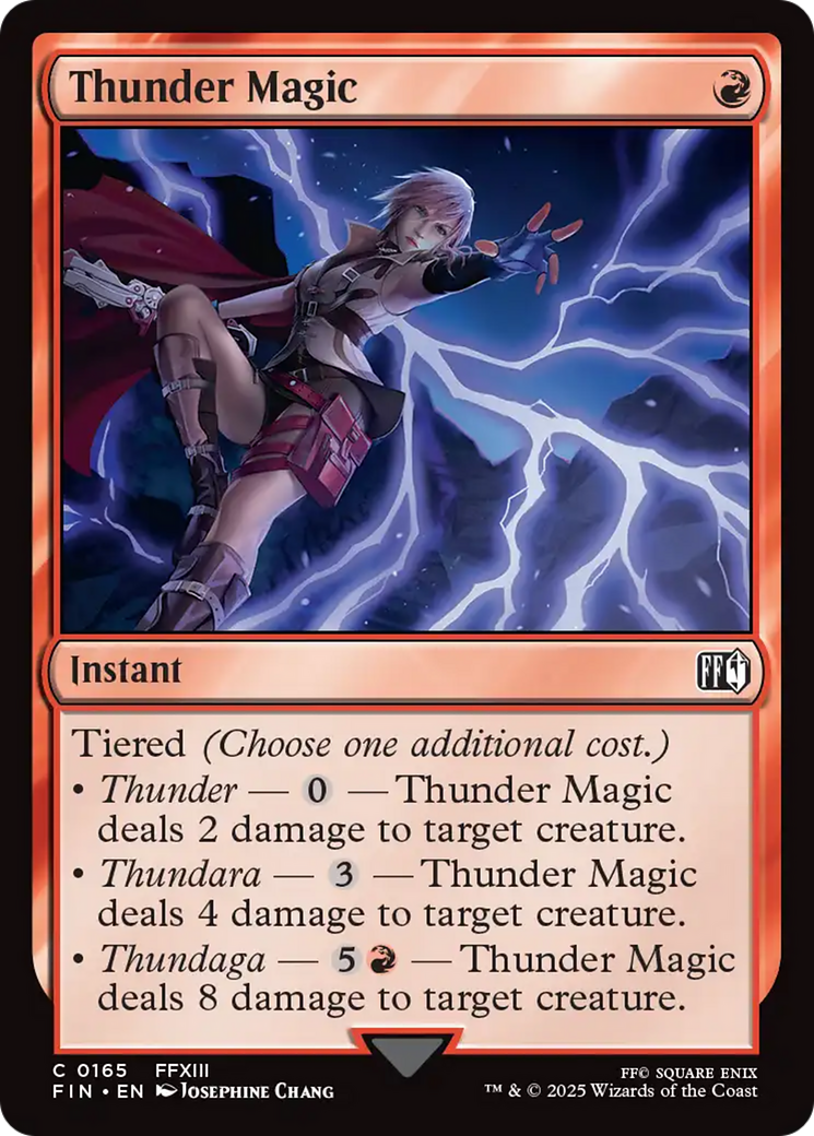 Thunder Magic [FINAL FANTASY] | Black Swamp Games