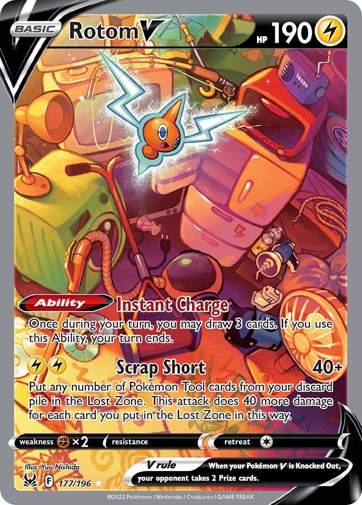 Rotom V (177/196) [Sword & Shield: Lost Origin] | Black Swamp Games