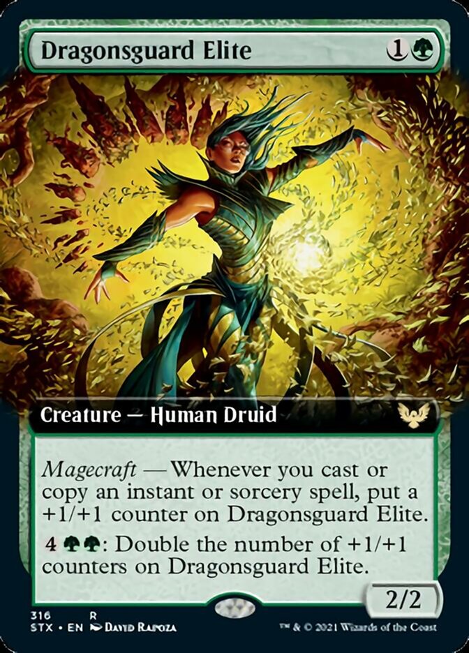 Dragonsguard Elite (Extended Art) [Strixhaven: School of Mages] | Black Swamp Games