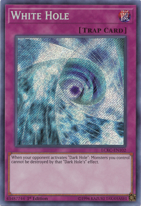 White Hole [LCKC-EN102] Secret Rare | Black Swamp Games