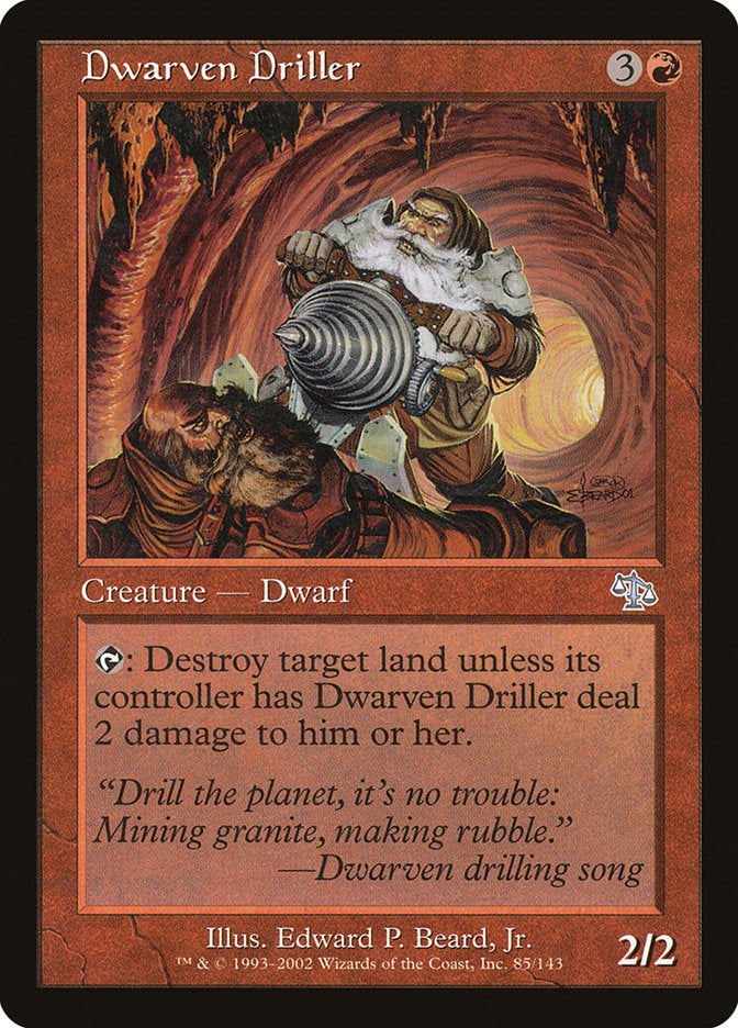 Dwarven Driller [Judgment] | Black Swamp Games