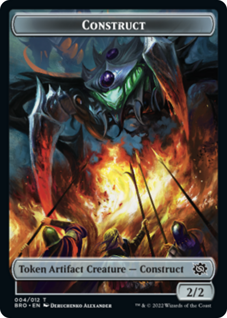 Construct Token (004) [The Brothers' War Tokens] | Black Swamp Games
