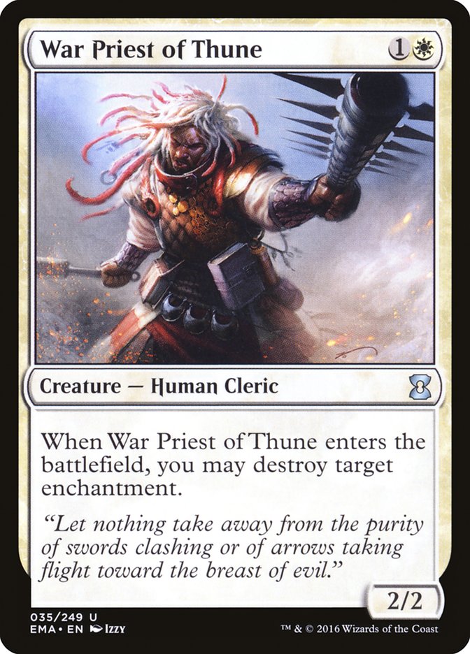 War Priest of Thune [Eternal Masters] | Black Swamp Games