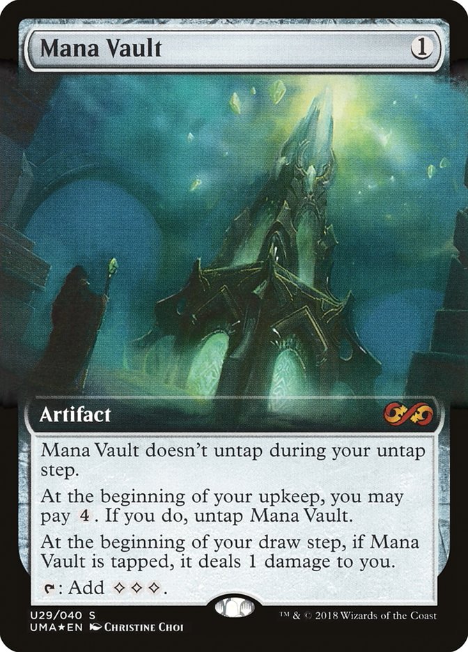 Mana Vault (Topper) [Ultimate Masters Box Topper] | Black Swamp Games