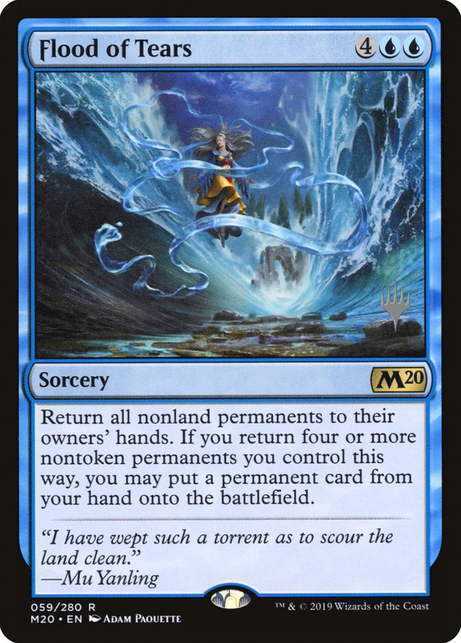 Flood of Tears (Promo Pack) [Core Set 2020 Promos] | Black Swamp Games