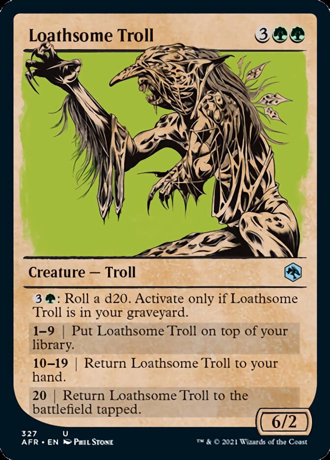 Loathsome Troll (Showcase) [Dungeons & Dragons: Adventures in the Forgotten Realms] | Black Swamp Games