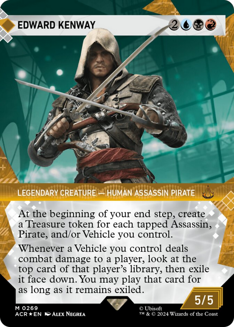 Edward Kenway (Showcase) (Textured Foil) [Assassin's Creed] | Black Swamp Games