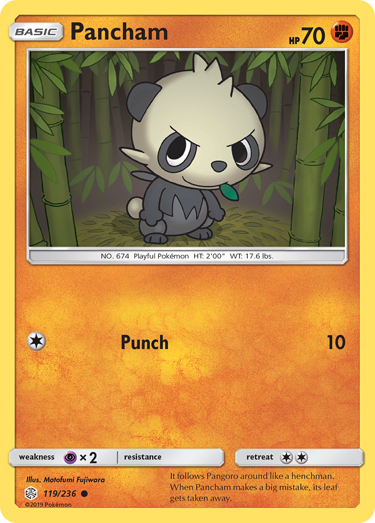 Pancham (119/236) [Sun & Moon: Cosmic Eclipse] | Black Swamp Games