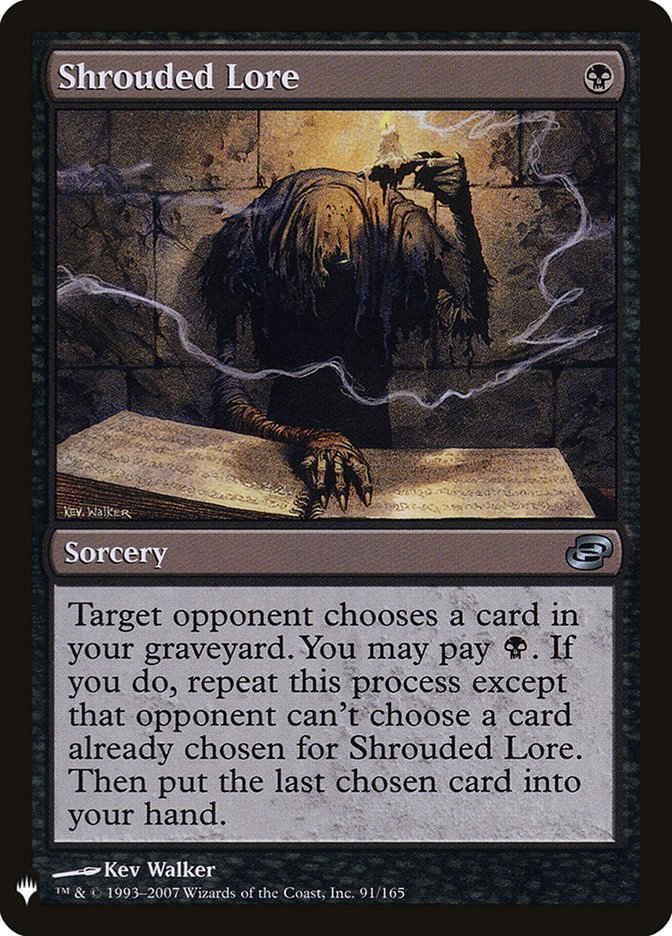 Shrouded Lore [Mystery Booster] | Black Swamp Games