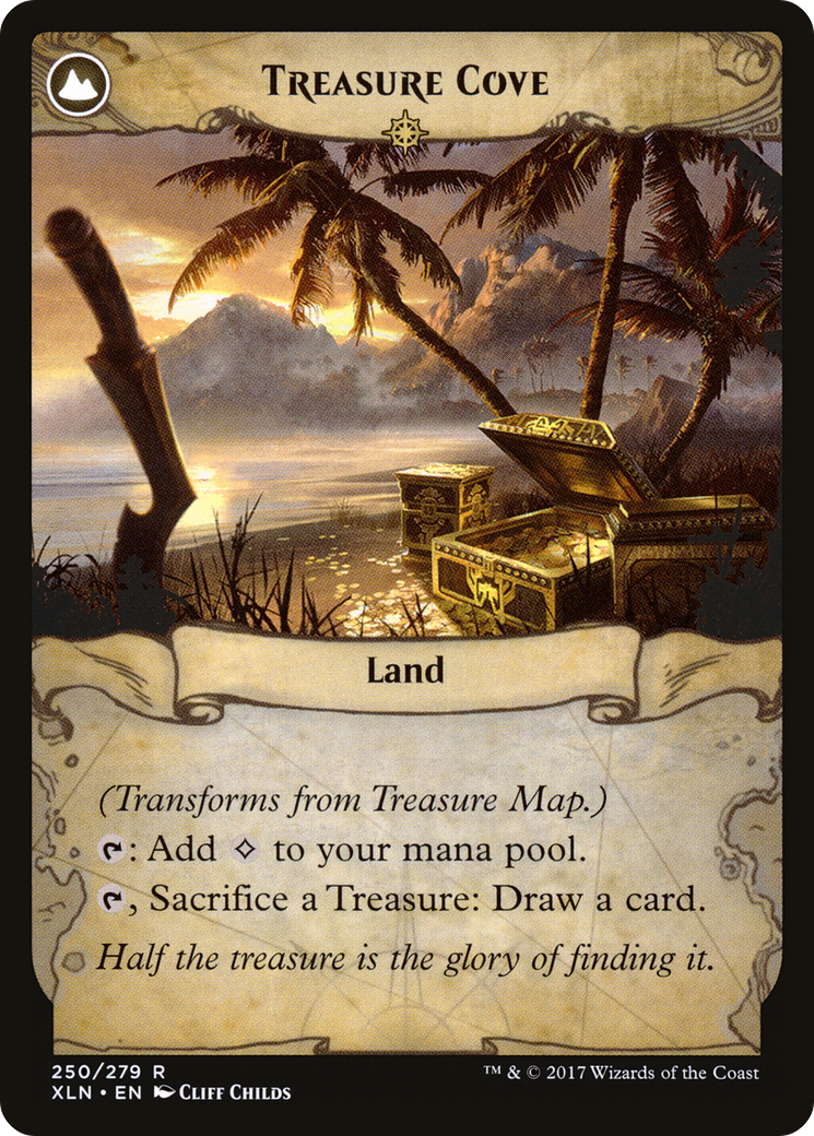 Treasure Map // Treasure Cove [Secret Lair: From Cute to Brute] | Black Swamp Games