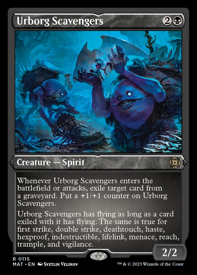Urborg Scavengers (Foil Etched) [March of the Machine: The Aftermath] | Black Swamp Games