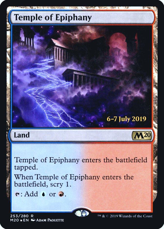 Temple of Epiphany [Core Set 2020 Prerelease Promos] | Black Swamp Games