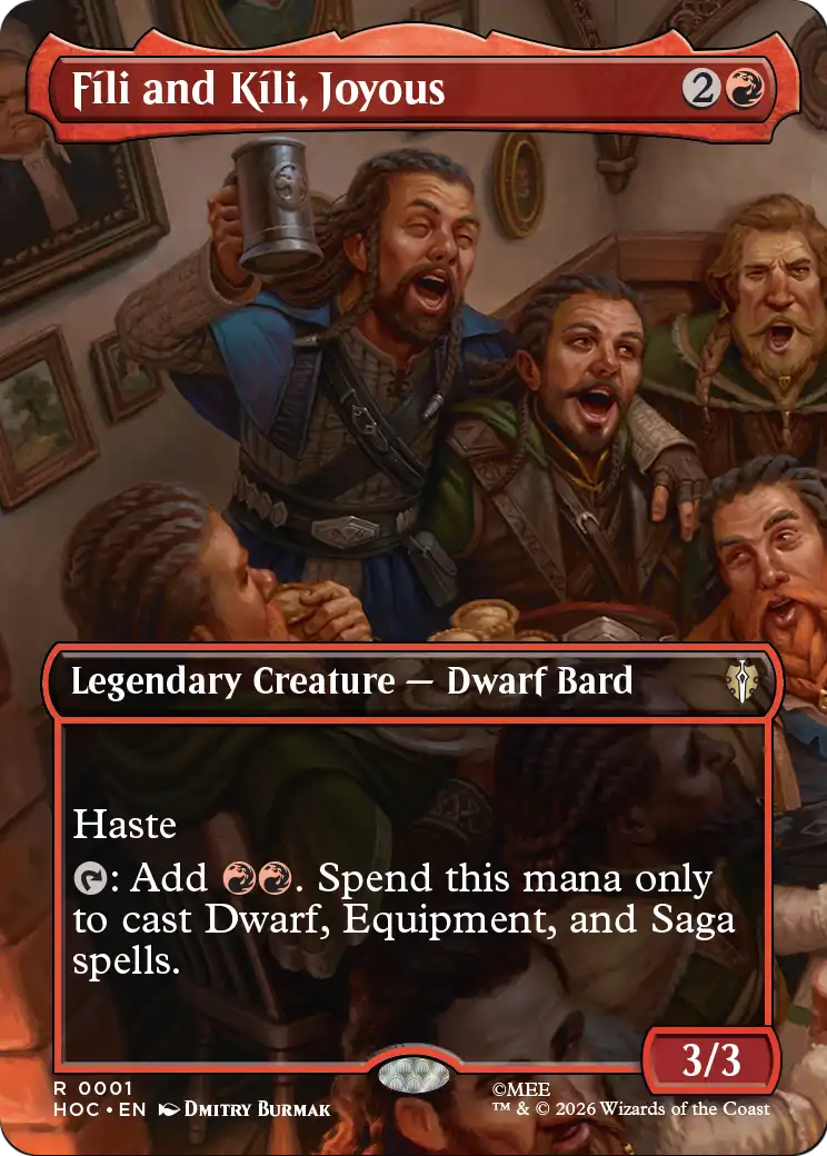 Fili and Kili, Joyous (Borderless) [The Hobbit: Eternal-Legal] | Black Swamp Games