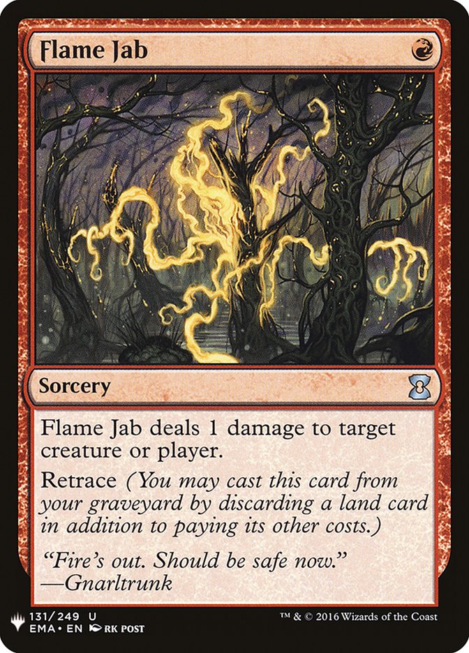 Flame Jab [Mystery Booster] | Black Swamp Games