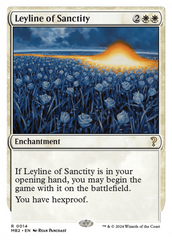 Leyline of Sanctity (White Border) [Mystery Booster 2] | Black Swamp Games