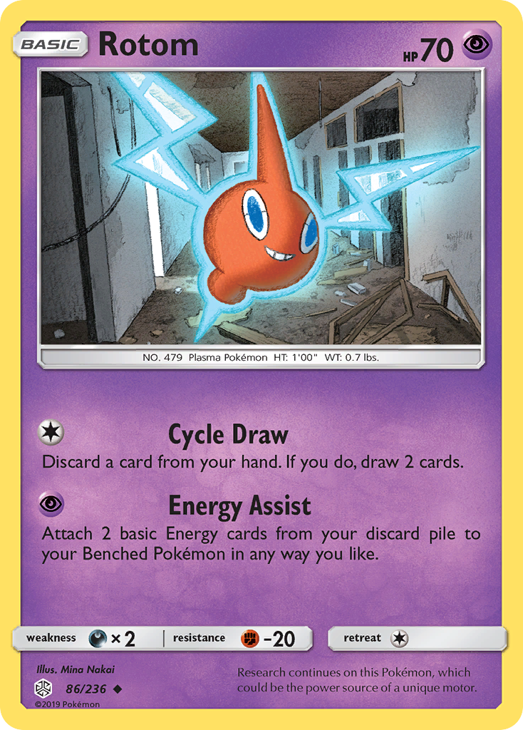 Rotom (86/236) [Sun & Moon: Cosmic Eclipse] | Black Swamp Games