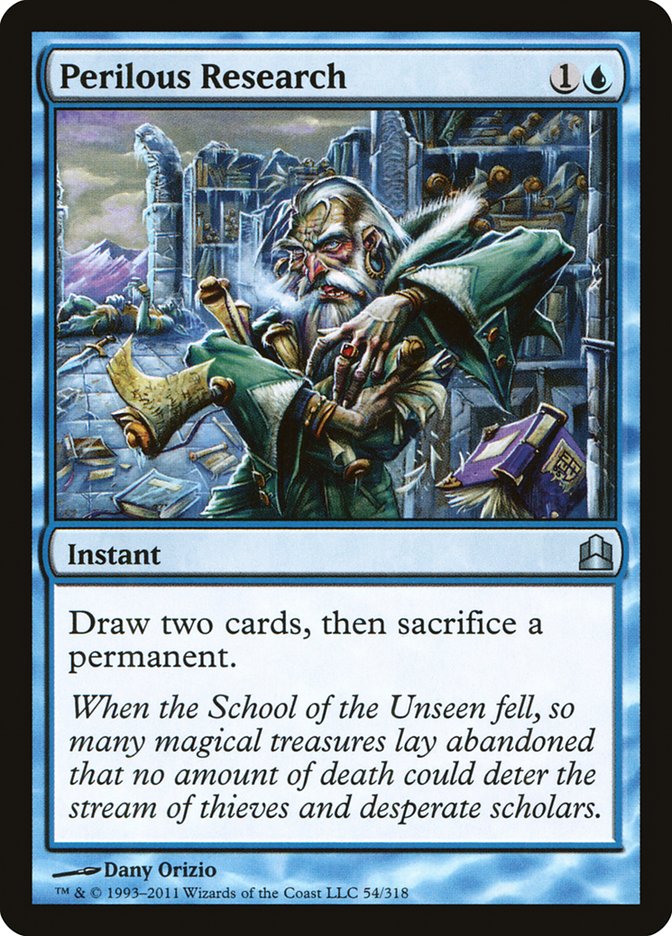 Perilous Research [Commander 2011] | Black Swamp Games