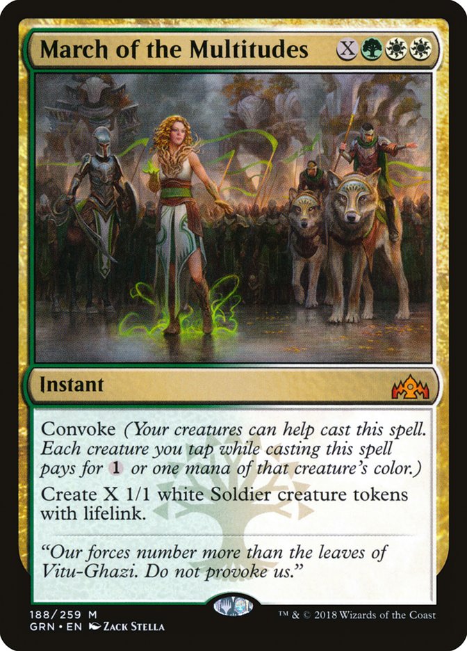 March of the Multitudes [Guilds of Ravnica] | Black Swamp Games
