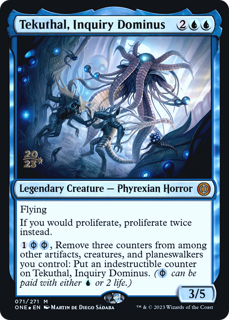 Tekuthal, Inquiry Dominus [Phyrexia: All Will Be One Prerelease Promos] | Black Swamp Games