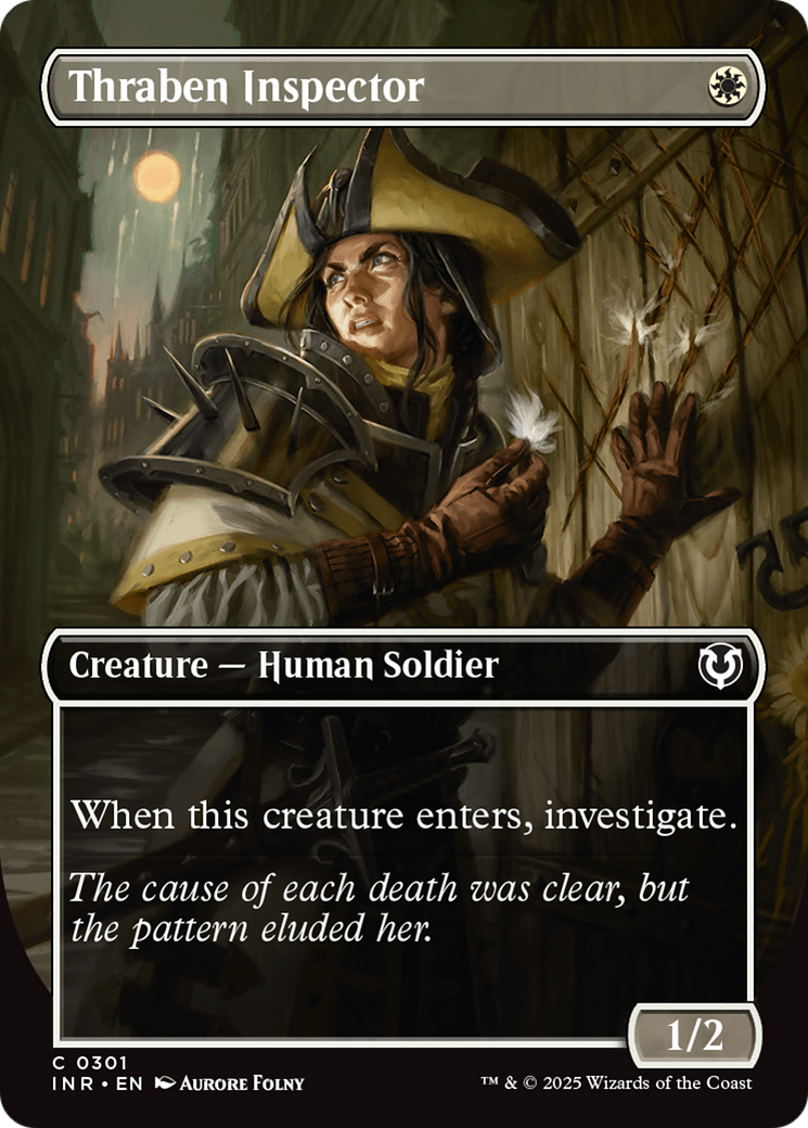 Thraben Inspector (Borderless) [Innistrad Remastered] | Black Swamp Games