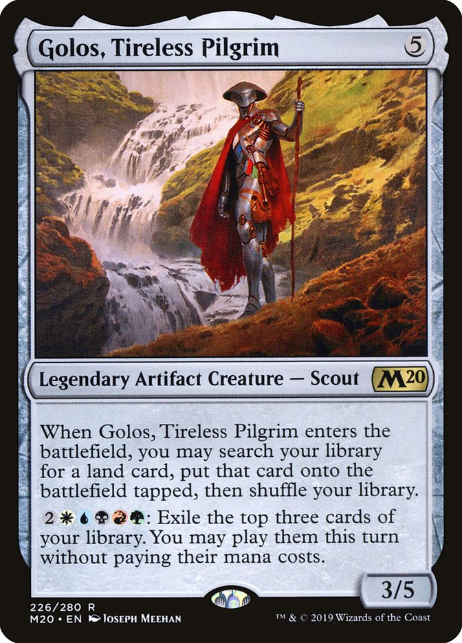 Golos, Tireless Pilgrim [Core Set 2020] | Black Swamp Games