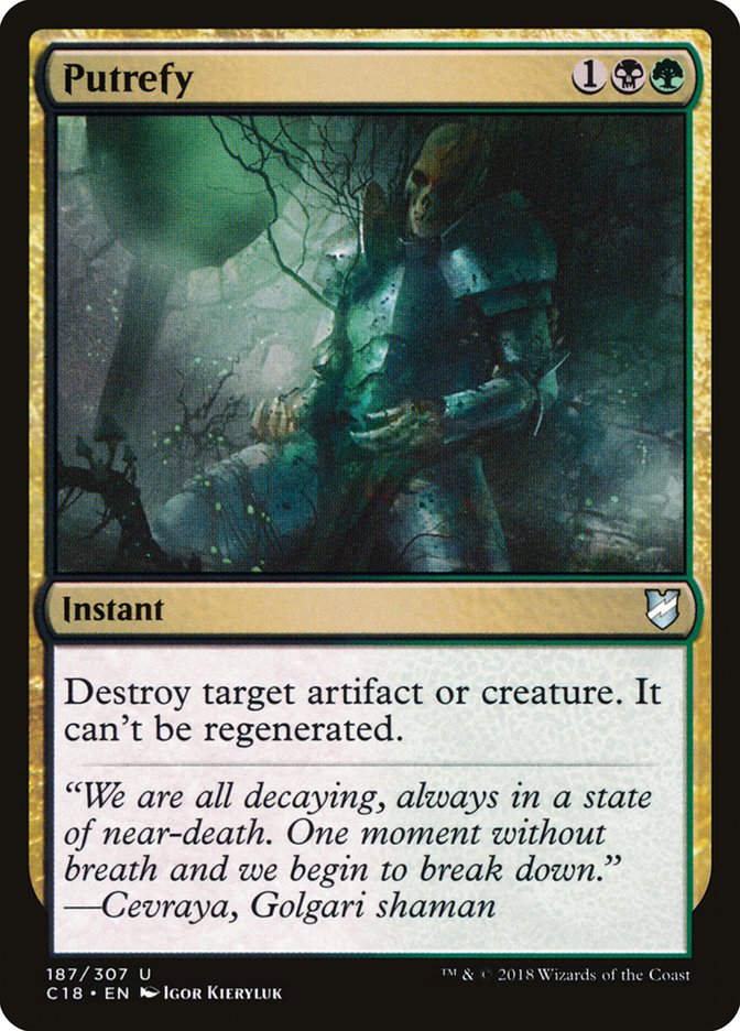 Putrefy [Commander 2018] | Black Swamp Games