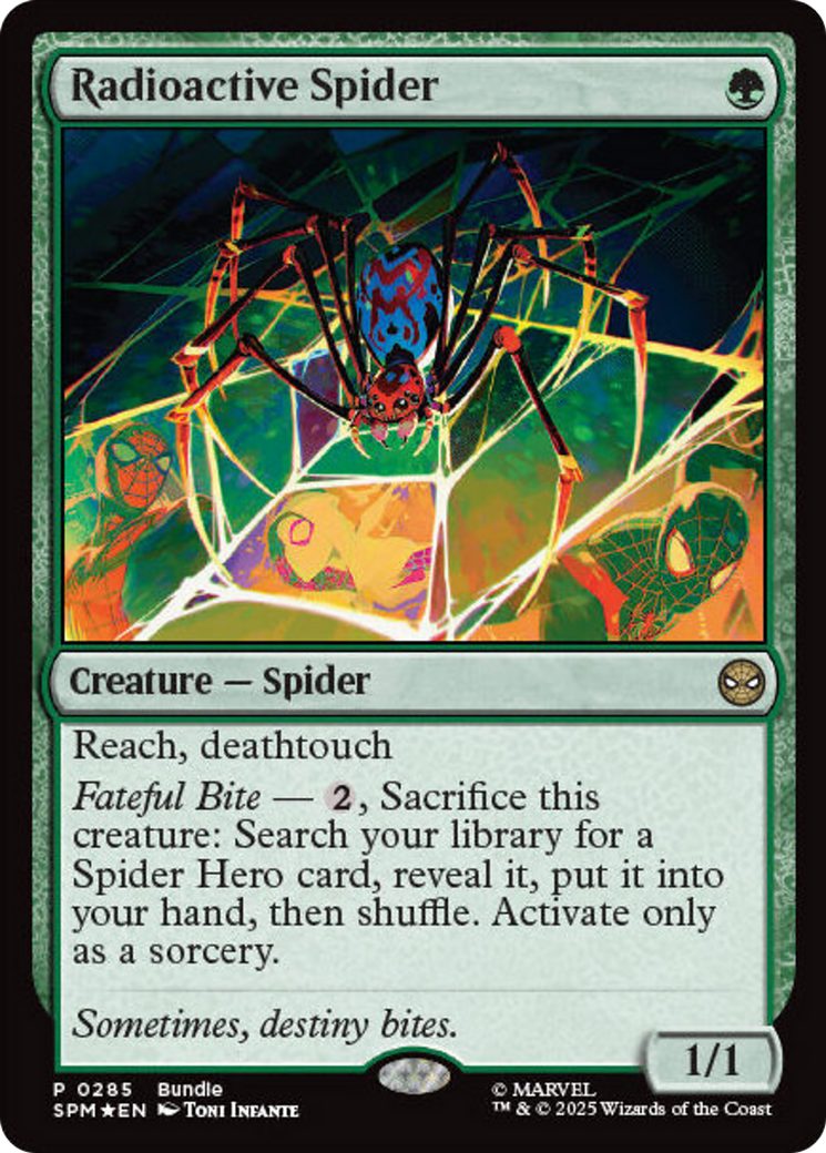 Radioactive Spider [Marvel's Spider-Man Promos] | Black Swamp Games