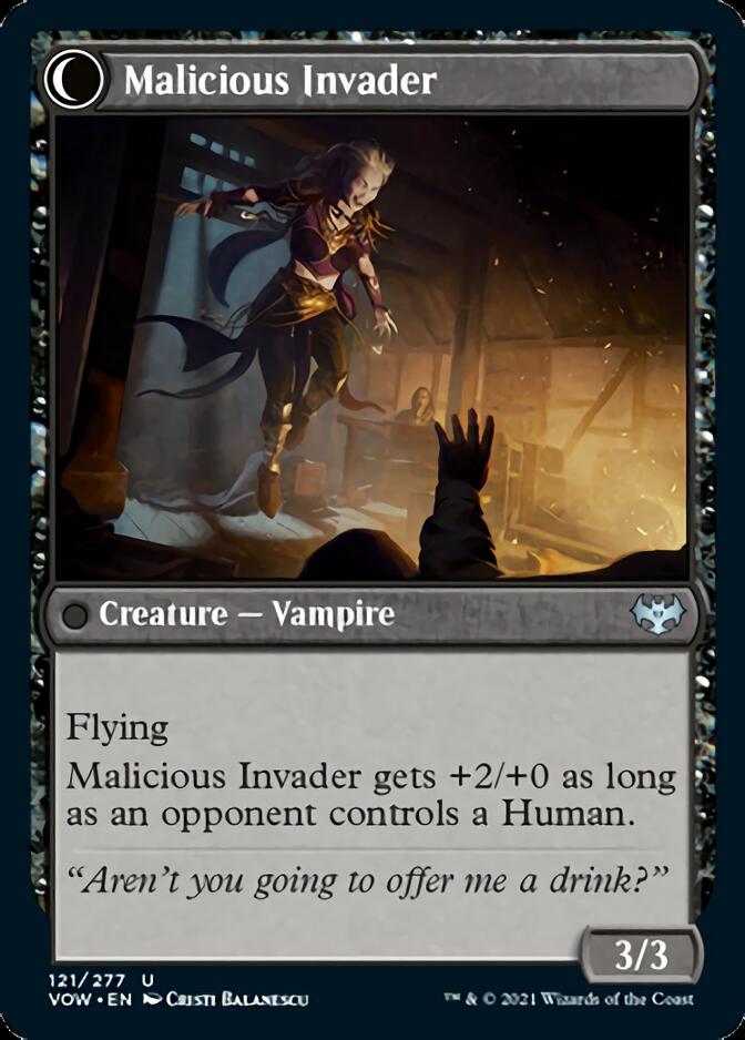 Innocent Traveler // Malicious Invader [Innistrad: Crimson Vow] | Black Swamp Games
