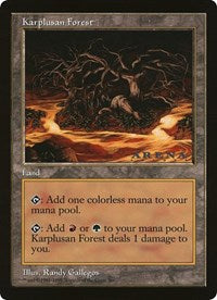 Karplusan Forest (Oversized) [Oversize Cards] | Black Swamp Games