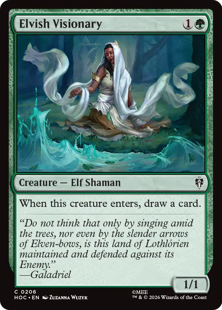 Elvish Visionary [The Hobbit: Eternal-Legal] | Black Swamp Games