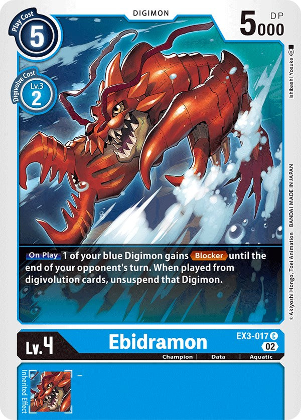 Ebidramon [EX3-017] [Draconic Roar] | Black Swamp Games