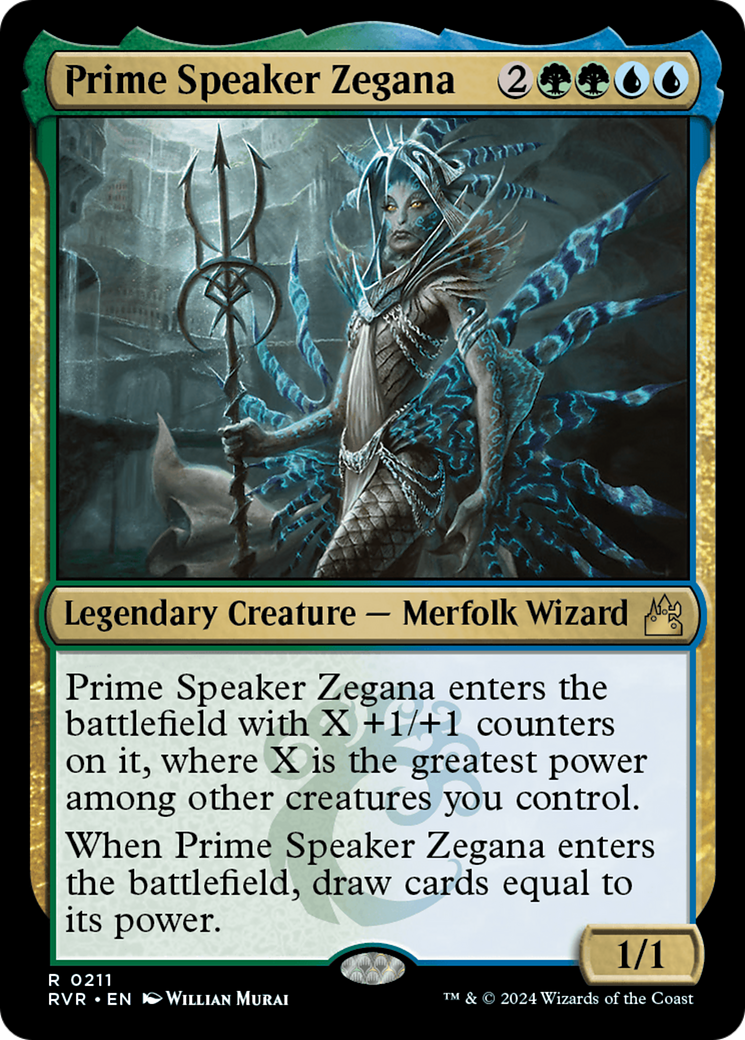 Prime Speaker Zegana [Ravnica Remastered] | Black Swamp Games