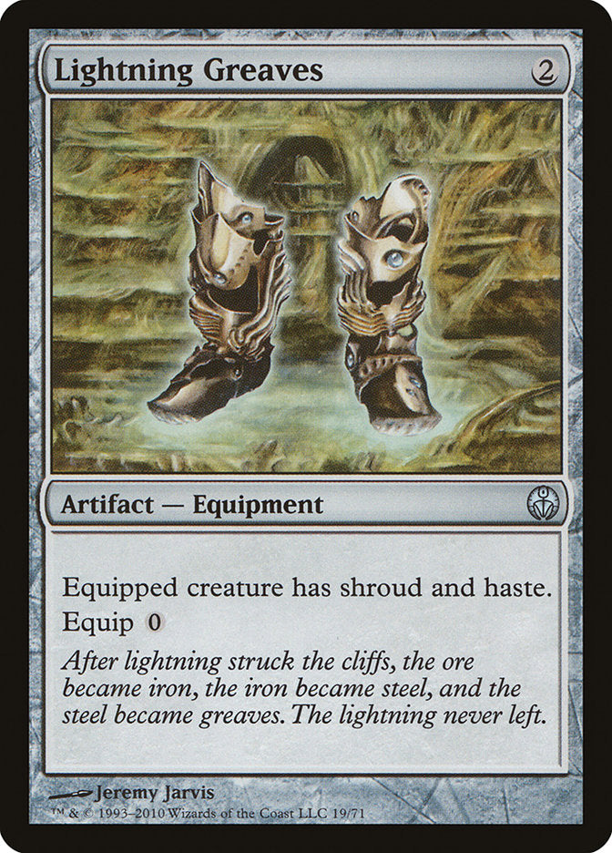 Lightning Greaves [Duel Decks: Phyrexia vs. the Coalition] | Black Swamp Games