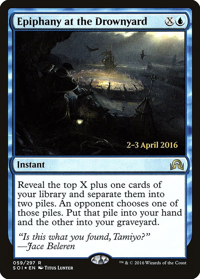 Epiphany at the Drownyard [Shadows over Innistrad Prerelease Promos] | Black Swamp Games