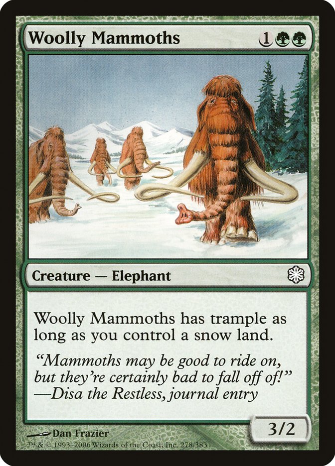 Woolly Mammoths [Coldsnap Theme Decks] | Black Swamp Games