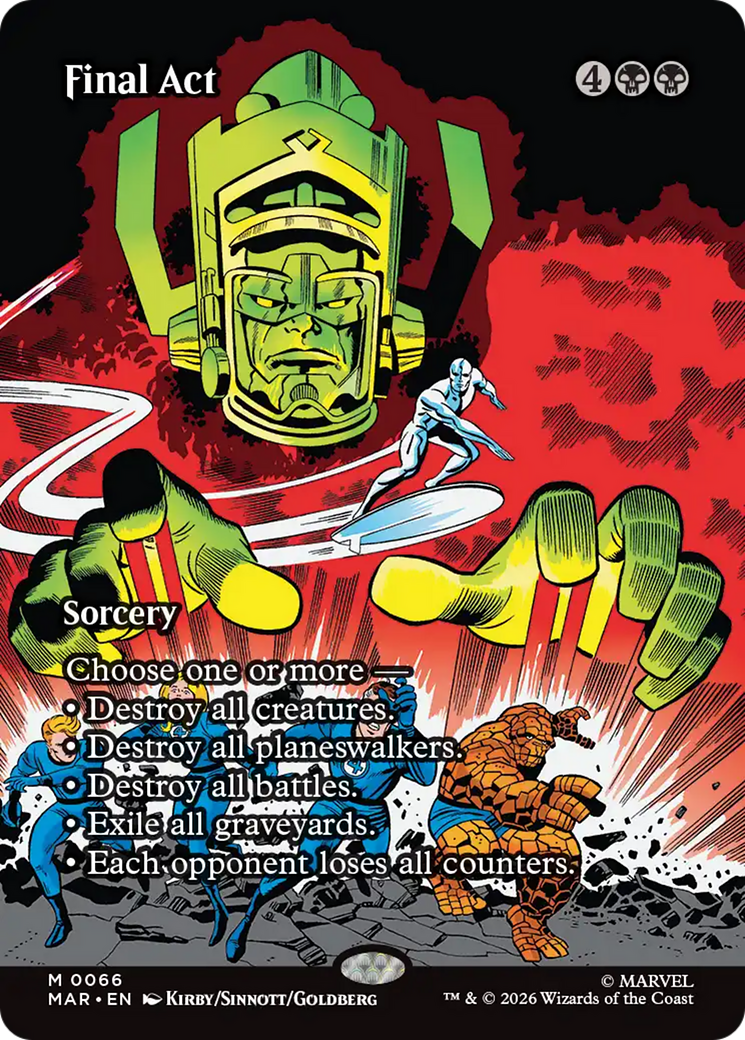 Final Act (Borderless) [Marvel Universe: Eternal-Legal] | Black Swamp Games