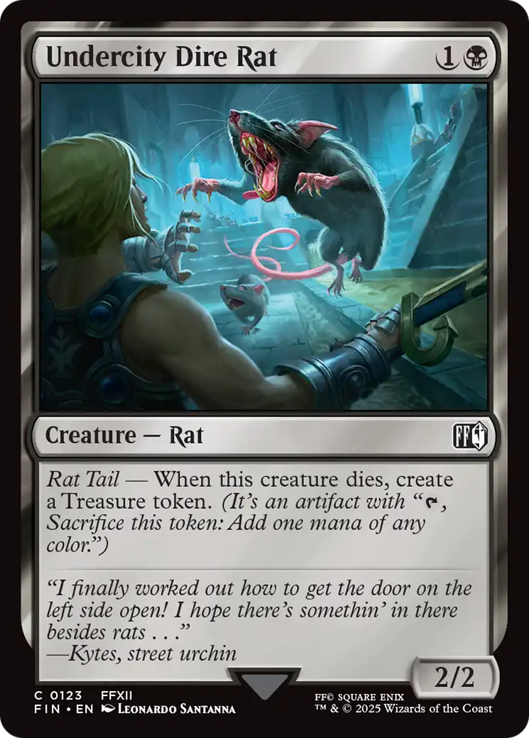 Undercity Dire Rat [FINAL FANTASY] | Black Swamp Games