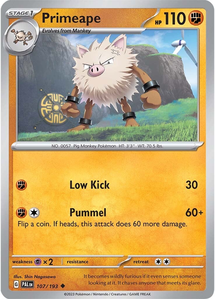 Primeape (107/193) [Scarlet & Violet: Paldea Evolved] | Black Swamp Games