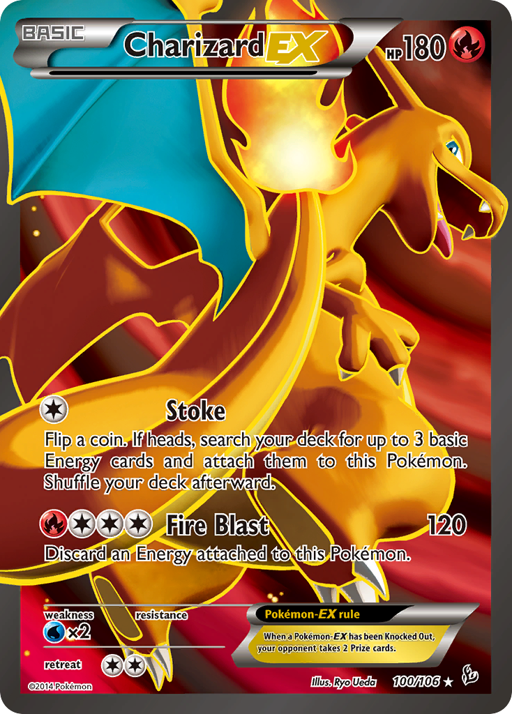 Charizard EX (100/106) [XY: Flashfire] | Black Swamp Games