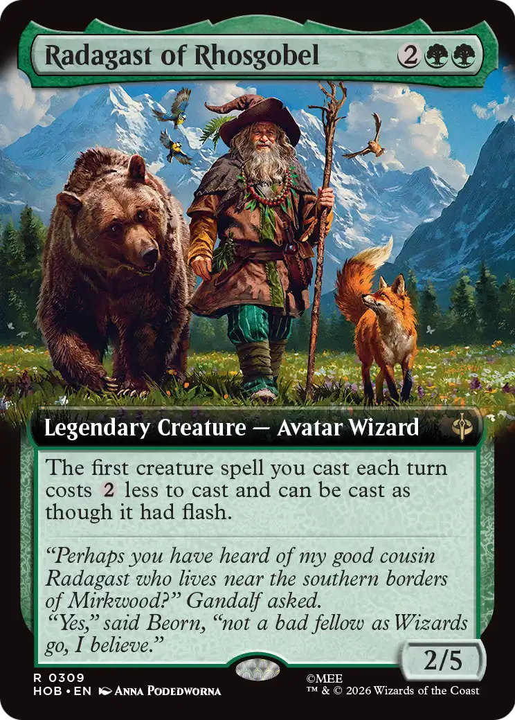 Radagast of Rhosgobel (Extended Art) [The Hobbit] | Black Swamp Games