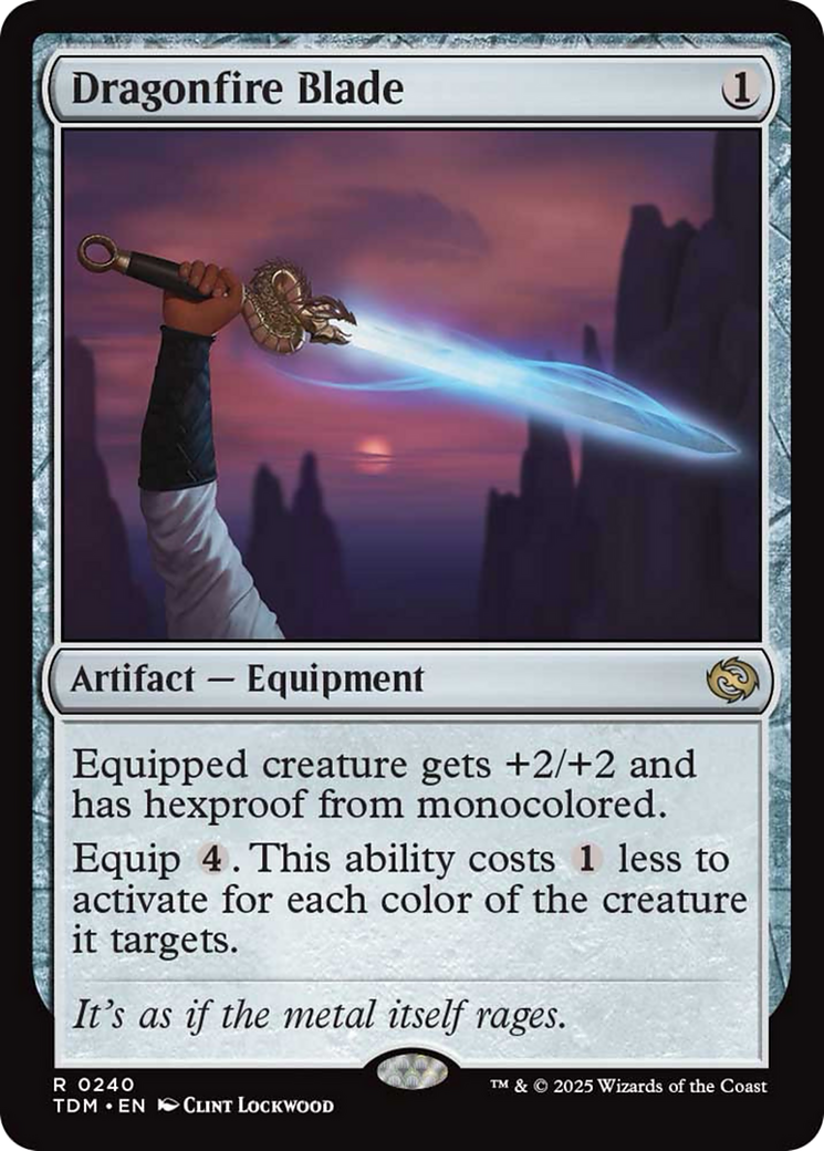 Dragonfire Blade [Tarkir: Dragonstorm] | Black Swamp Games
