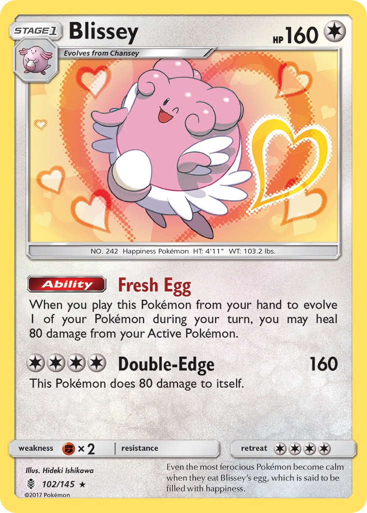 Blissey (102/145) [Sun & Moon: Guardians Rising] | Black Swamp Games