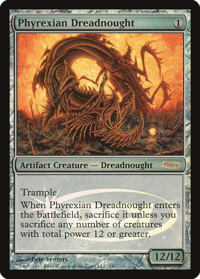 Phyrexian Dreadnought [Judge Gift Cards 2010] | Black Swamp Games