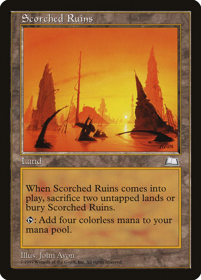 Scorched Ruins [Weatherlight] | Black Swamp Games